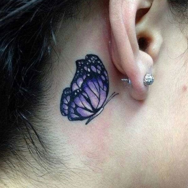 Flying Butterfly for Behind the Ear