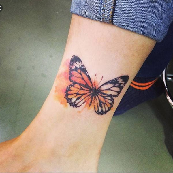  Diminish Butterfly Tattoo design