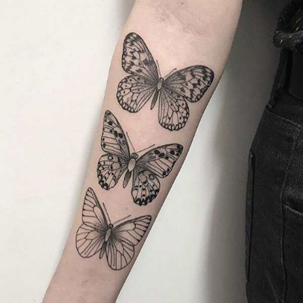 Custom Eye Catching tattoo Design of Butterfly
