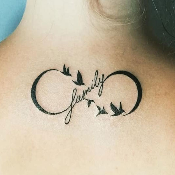  Infinity family tattoo