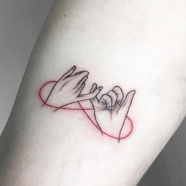 Best infinity tattoo for couple