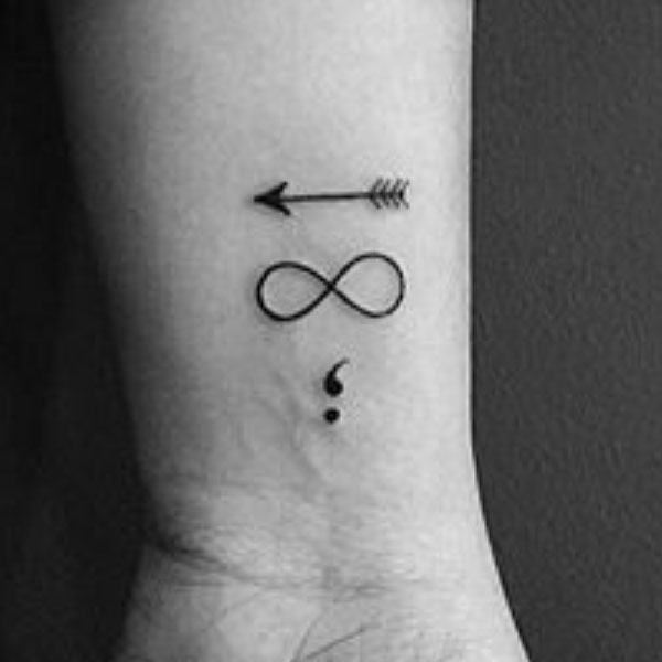 Simple tattoo design of infinity 
