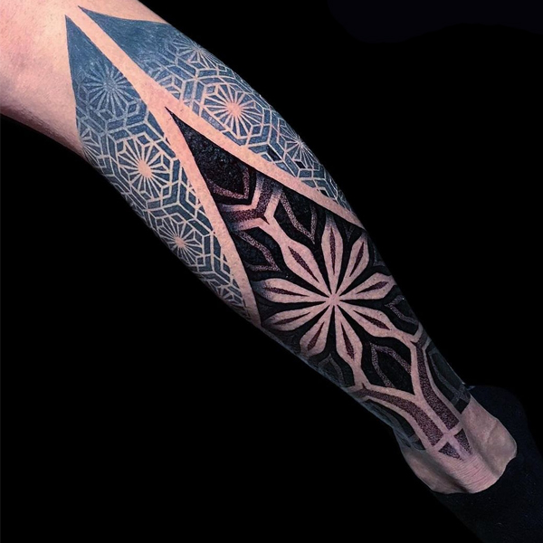 Marvelous half leg body suit tattoo