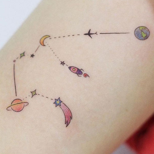 Innovative small space tattoo 