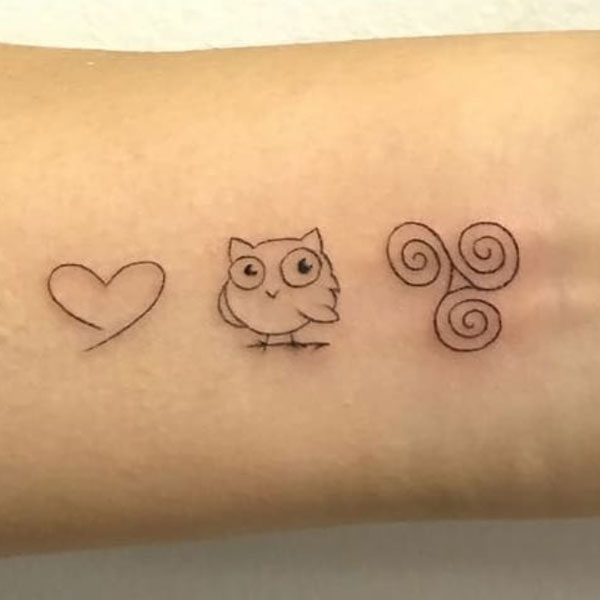  Cute small Symbol tattoo on hand
