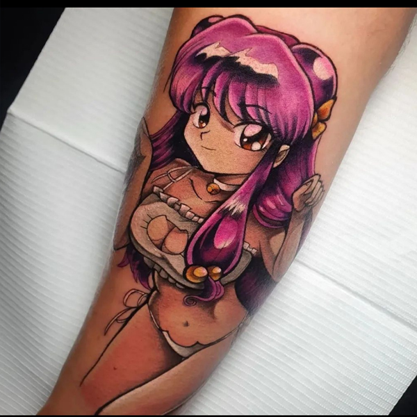 Shampo Anime Girl Tattoo