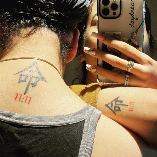 Manifest 11.11 matching tattoo