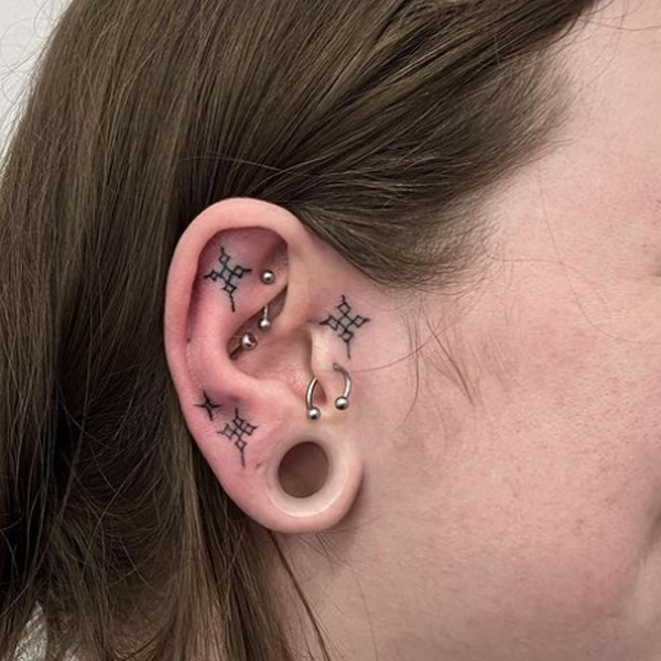 Creative ornamental tattoo